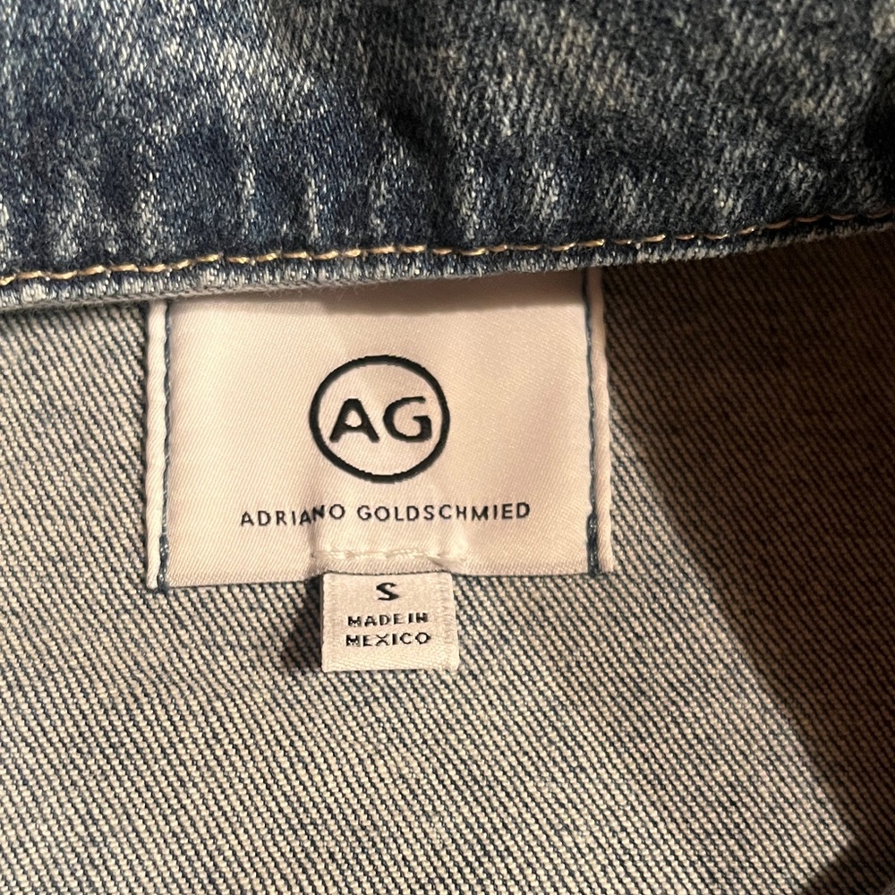AG Adriano Goldschmied Blue Denim Jacket - Picture 2 of 2